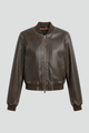 Donatella | Women’s Bomber Jacket with Collared Neck and Woven Outer Surface