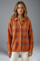 Norah | Women's Button-Front Oversized Cardigan for Fall and Winter in Orange