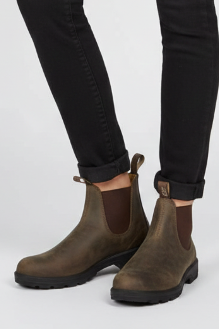 Sinead | Women's Chelsea Boots with Elastic Panels and Pull Tabs