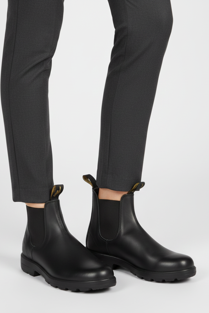 Sinead | Women's Chelsea Boots with Elastic Panels and Pull Tabs