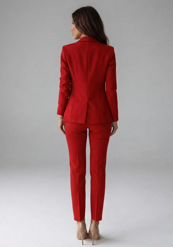 Apolline | Women's Double-Breasted Blazer Set with Buttons for Office Wear