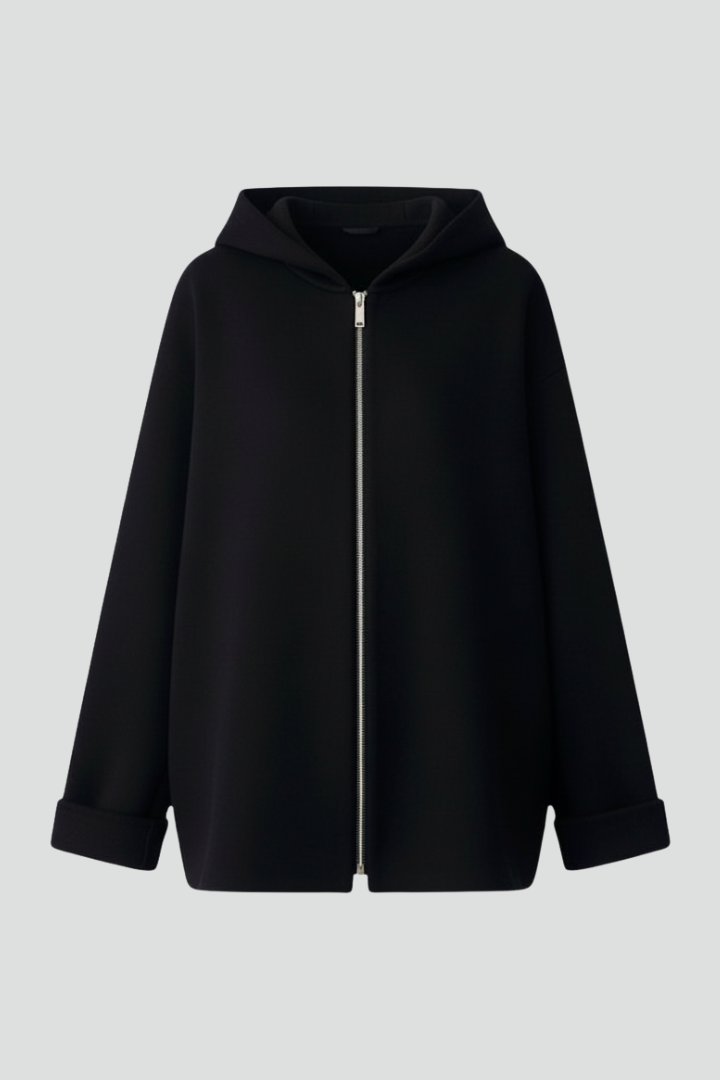 Elfrida | Women’s Hooded Jacket with Zip and Pockets
