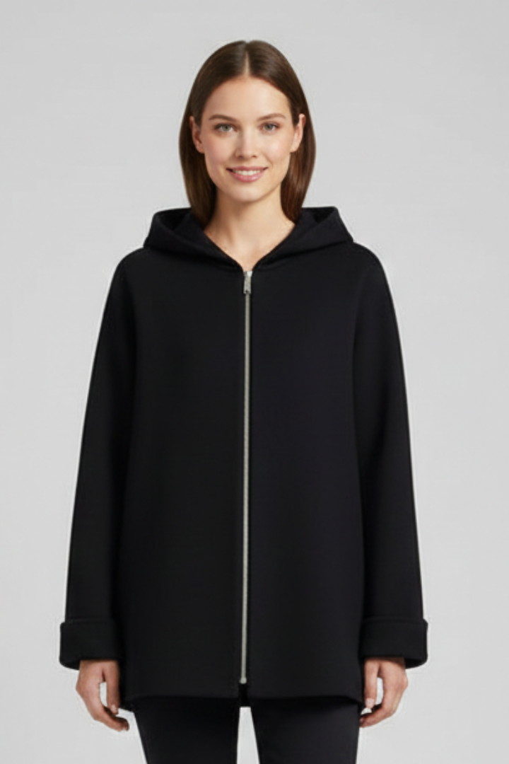 Elfrida | Women’s Hooded Jacket with Zip and Pockets