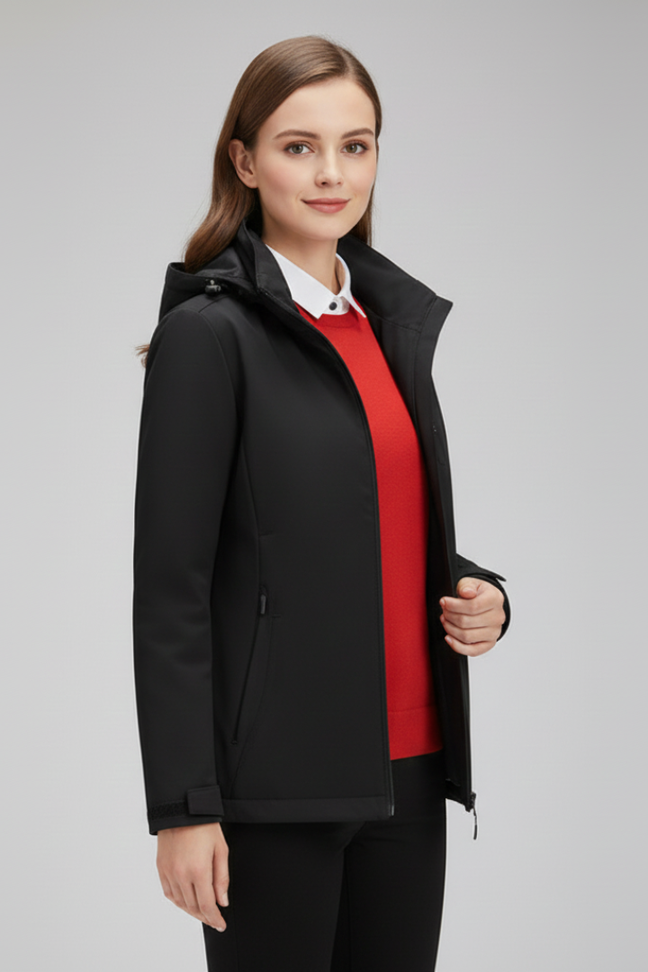Electra | Women’s Hooded Jacket with Zipper