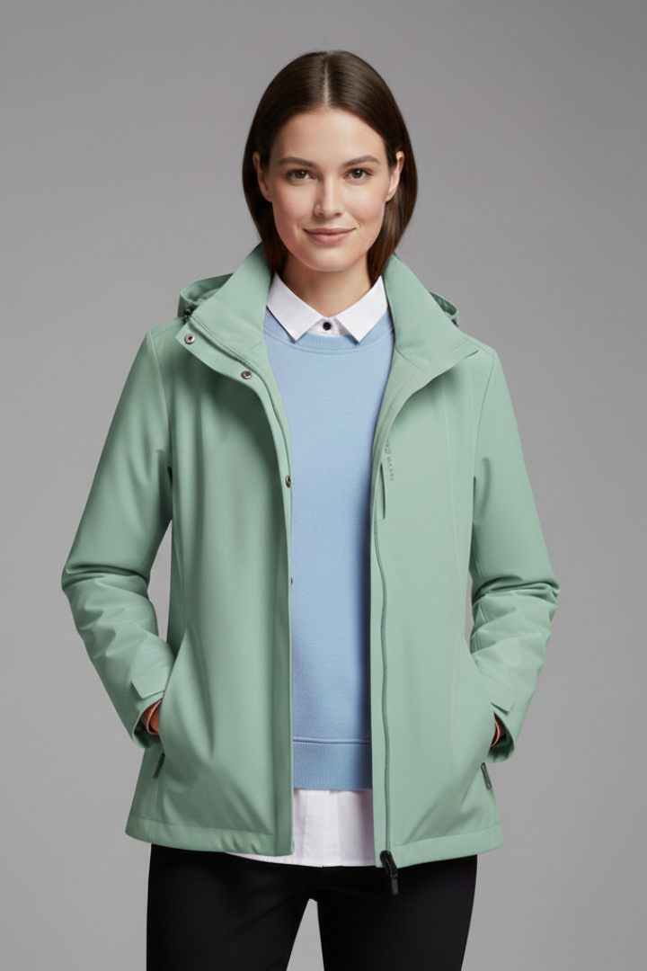 Electra | Women’s Hooded Jacket with Zipper