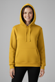 Persephone | Women's Ribbed Hooded Sweatshirt for Everyday Wear in Yellow