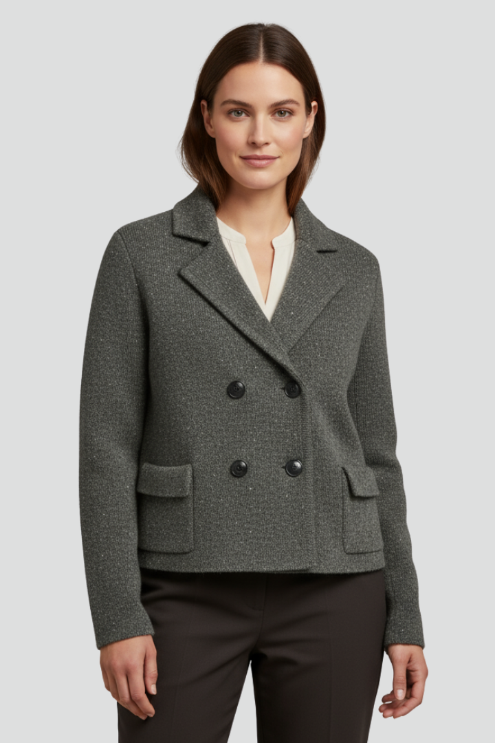 Esperanza | Women’s Knit Cardigan with Lapel Neck and Button Front