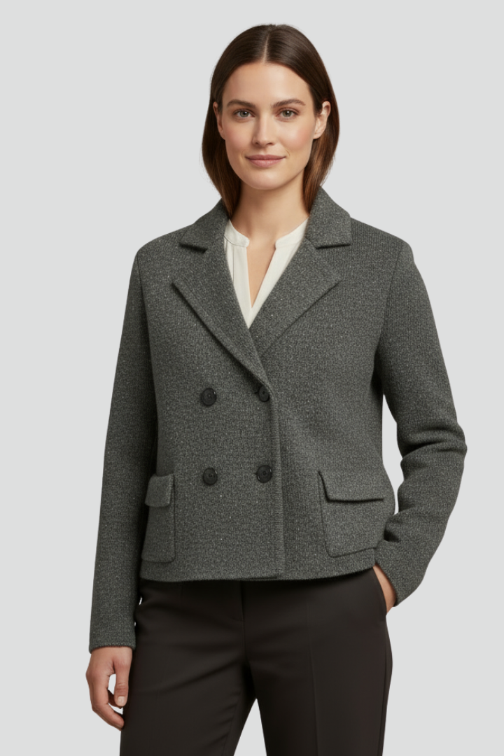 Esperanza | Women’s Knit Cardigan with Lapel Neck and Button Front