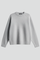 Emerald | Women’s Knitted Sweater with Round Neckline and Dropped Shoulders
