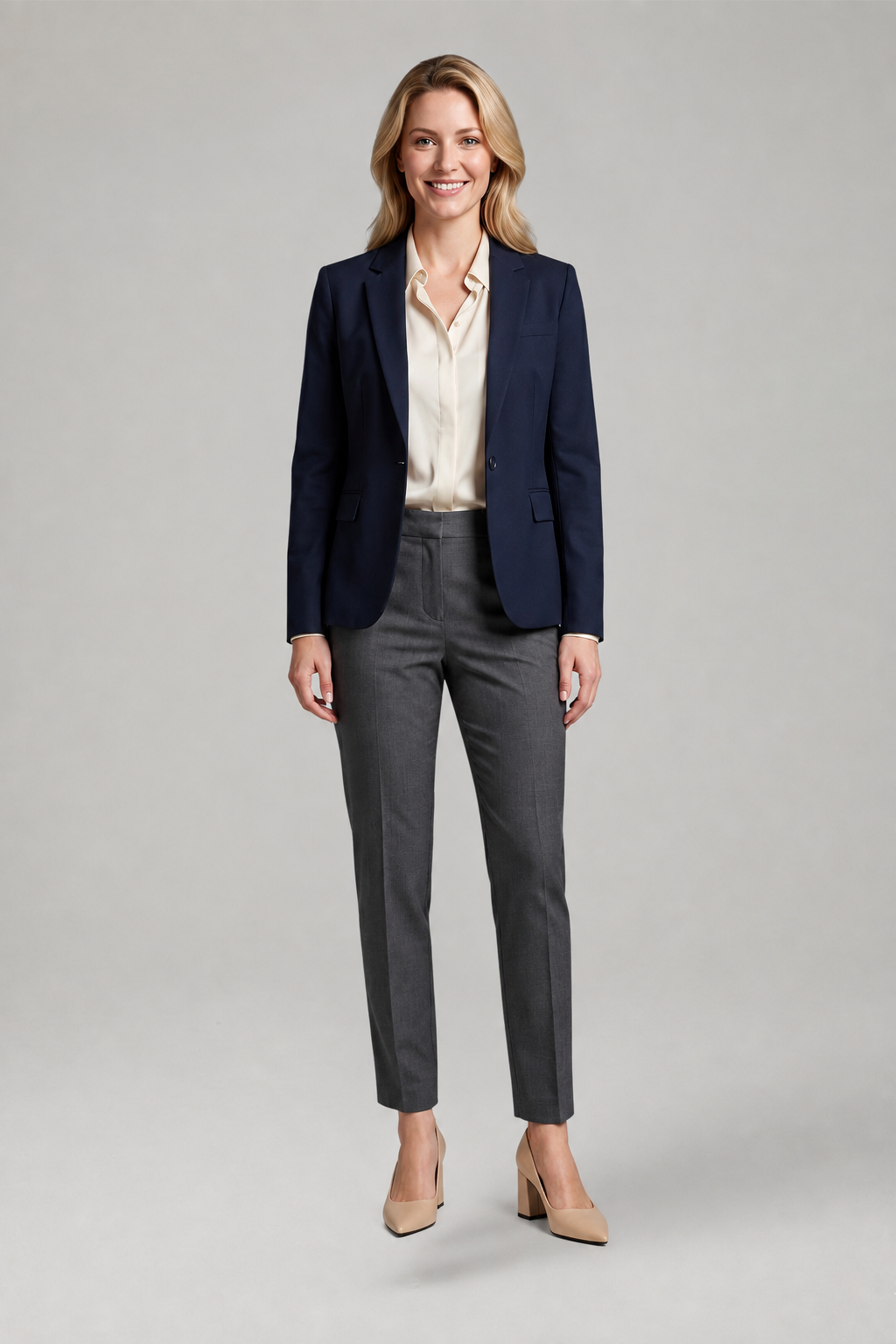 Rosalind | Women's Leather Block Heel Pumps for All-Day Wear