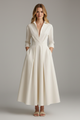 Midikleid für Damen mit betonter Taille – Elegantes tailliertes Tages- & Anlasskleid