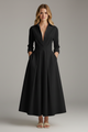 Midikleid für Damen mit betonter Taille – Elegantes tailliertes Tages- & Anlasskleid