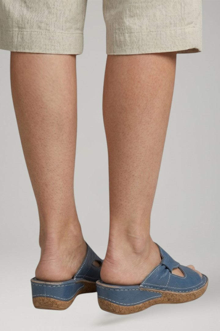 Dame Orthopaedic Sandaler med Justerbar Remme og Flat Sole