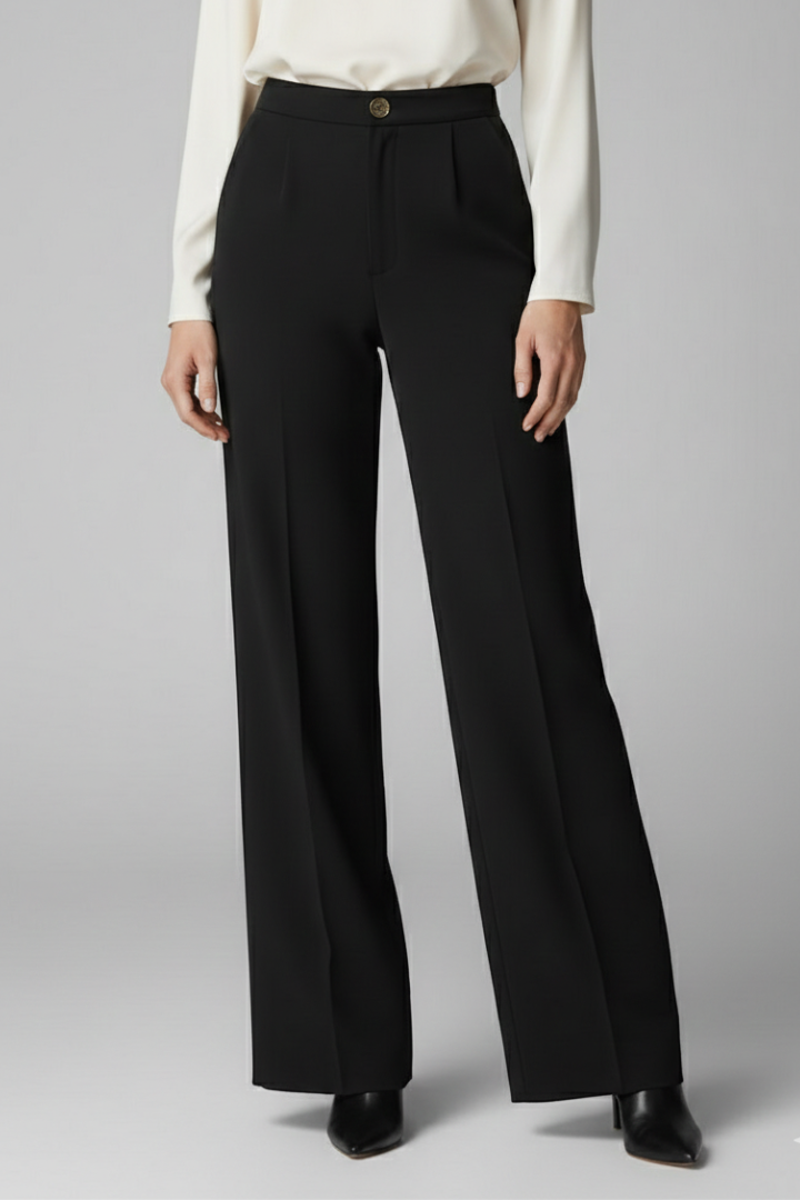 Egeria | Women’s Palazzo Trousers with High Waist and Wide Legs