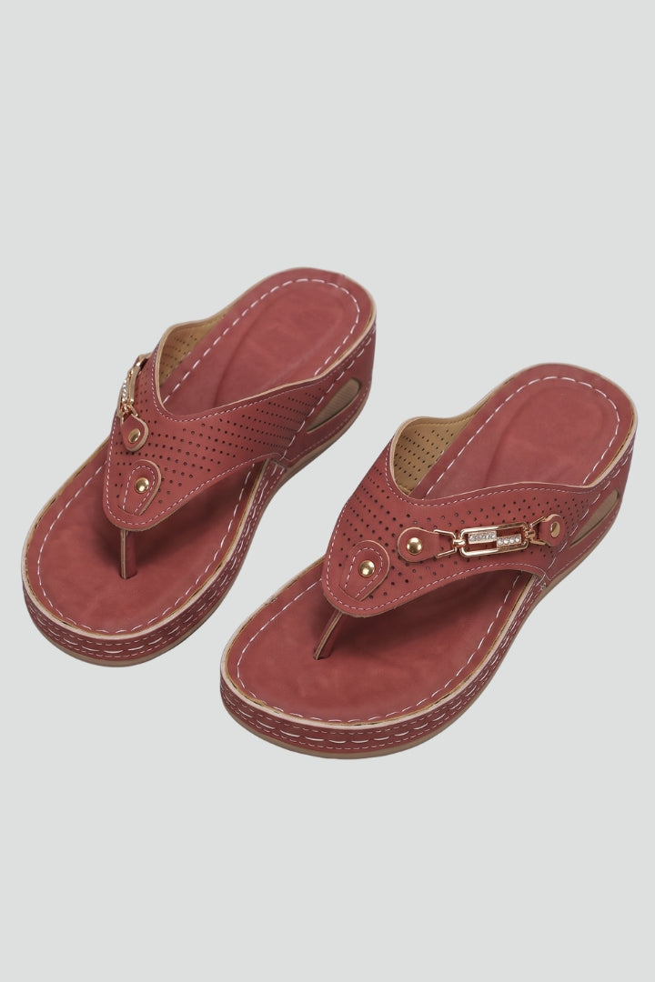 Dame Sandaler med Justerbar Remme og Polstret Sole