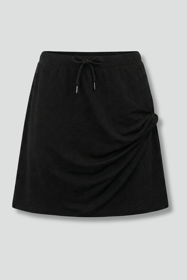 Dame Nederdel med Snøre i taljen og Built-In Shorts