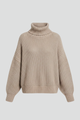 Edna | Women’s Textured Turtleneck Jumper with Long Sleeves