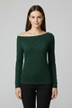Casilda | Women’s Top with Off-Shoulder Neckline and Long Sleeves