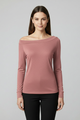 Casilda | Women’s Top with Off-Shoulder Neckline and Long Sleeves