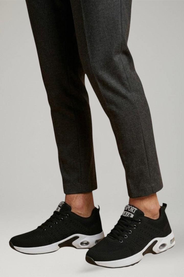 Dame Trainers med Cushioned Sole og Lace Lukning