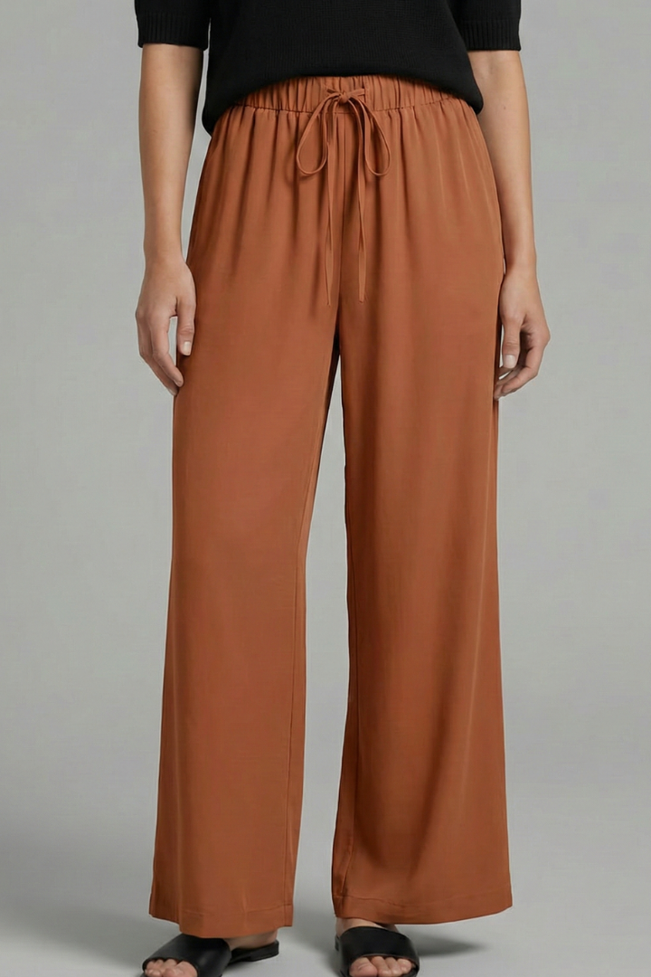 Dame Bukser med Snøre i taljen og Sidelommer