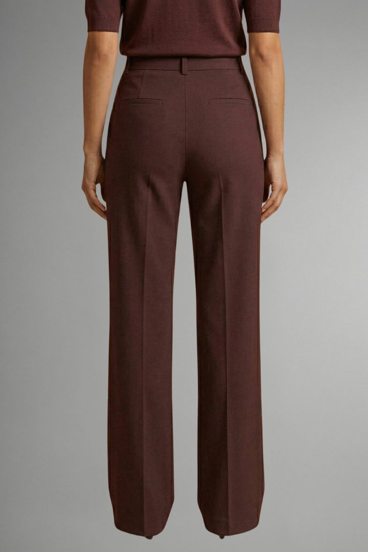 Rosaline | Women’s Trousers with High Waist and Straight Leg