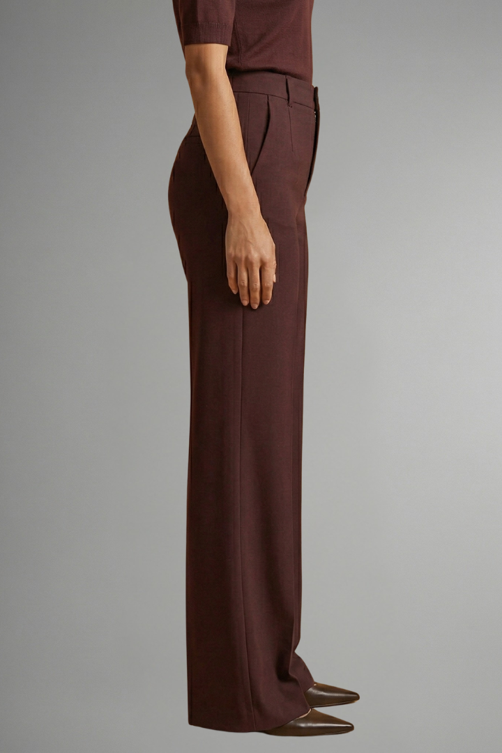 Rosaline | Women’s Trousers with High Waist and Straight Leg