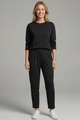 Constanza | Women’s Two-Piece Set with Crew Neck Top and Tapered Trousers