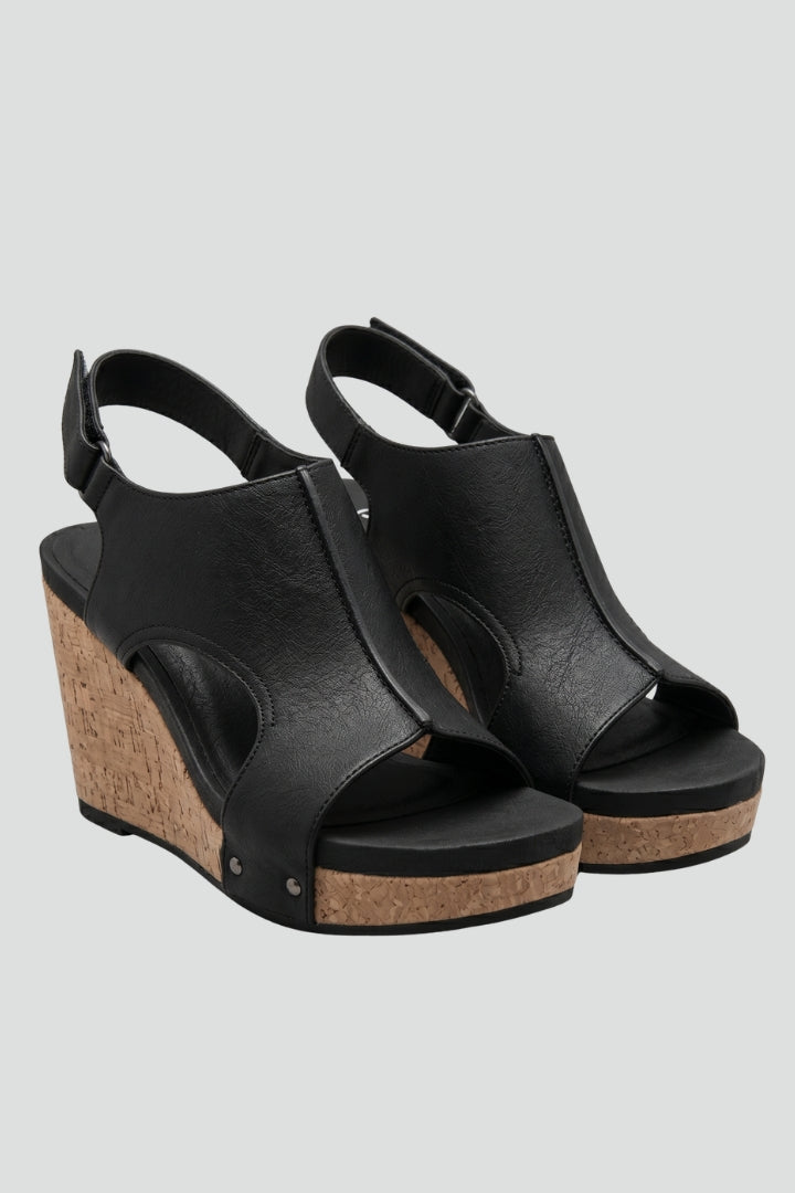 Dame Kile Sandaler med Contoured Fodbund og Justerbar Remme