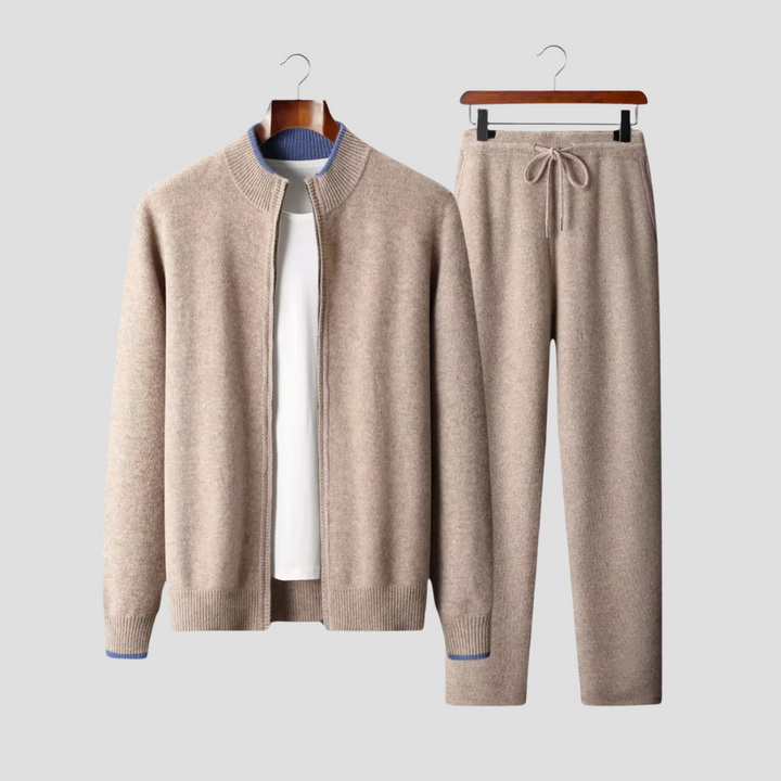 Herre Two-Piece Merino Uld Lounge Set