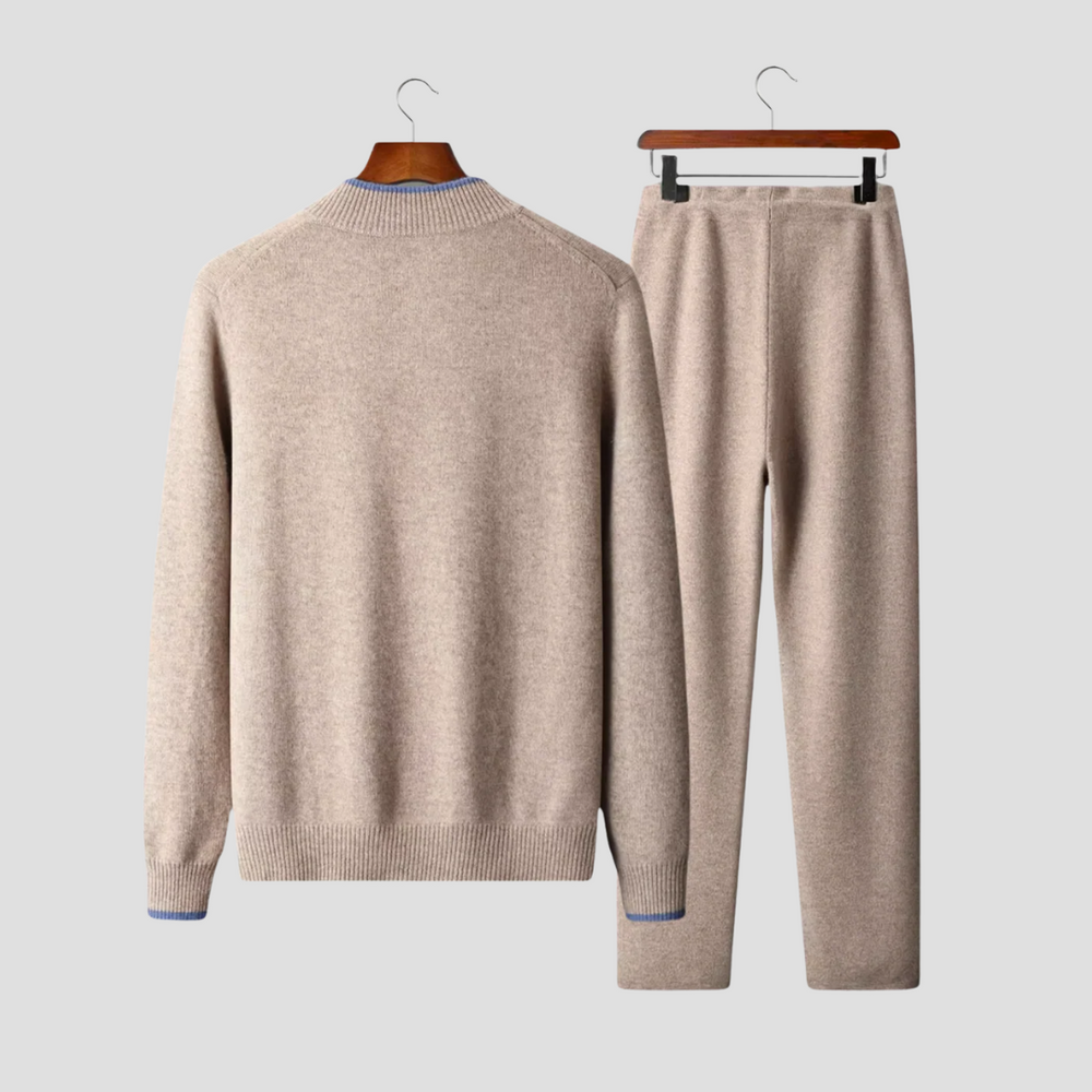 Herre Two-Piece Merino Uld Lounge Set