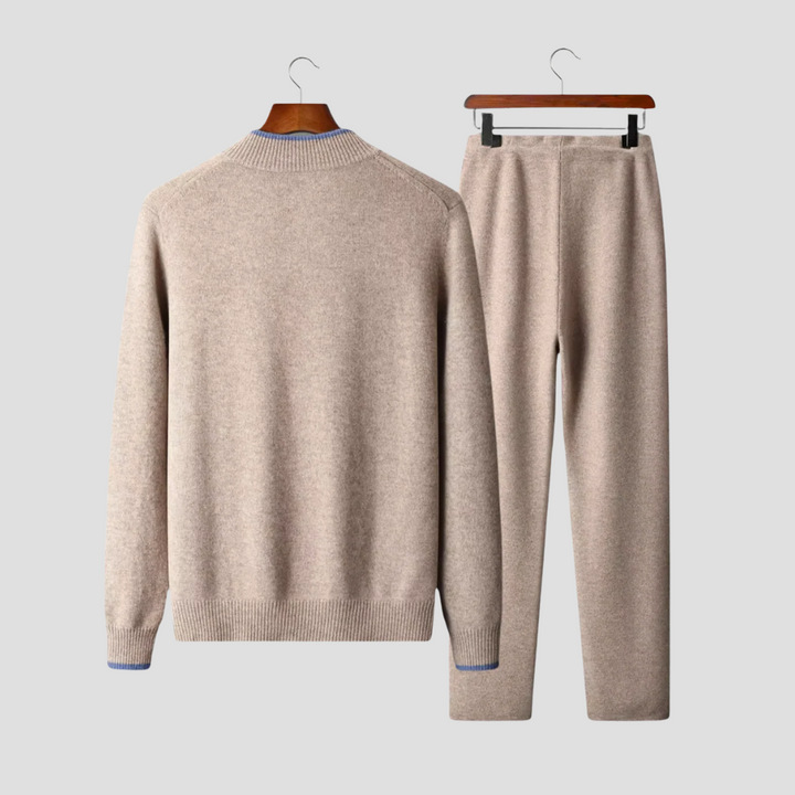 Herre Two-Piece Merino Uld Lounge Set