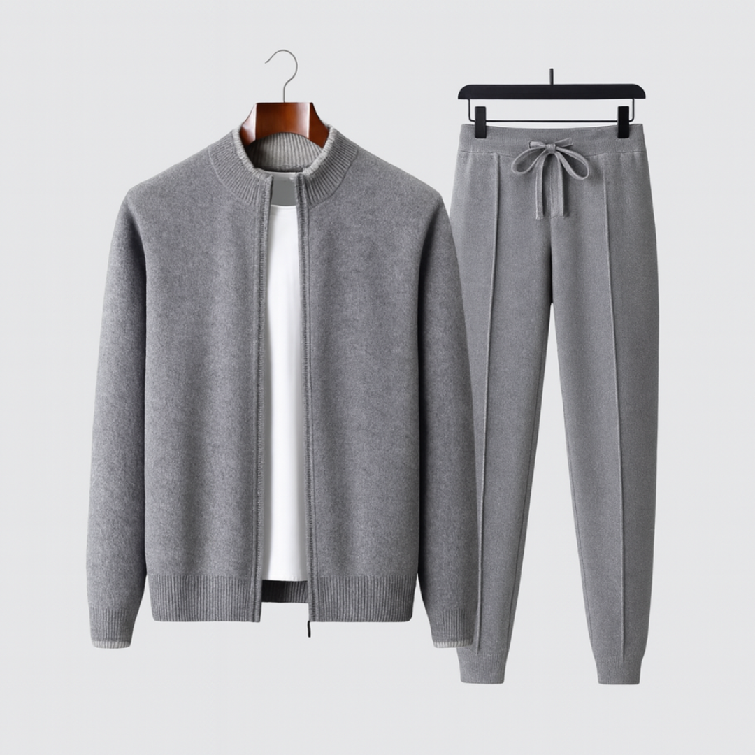 Herre Two-Piece Merino Uld Lounge Set
