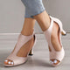 Carolin | Women's Satin Peep-Toe Evening Heels image 1