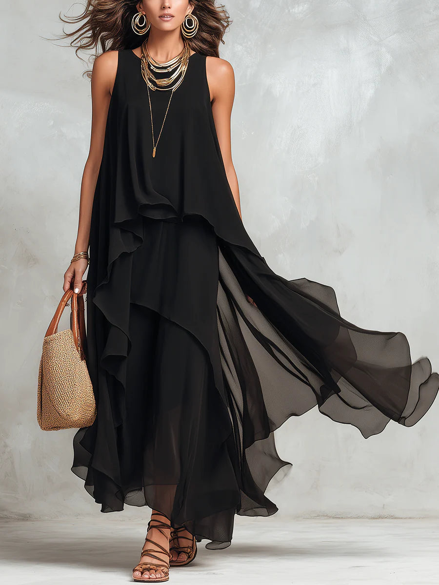 Florence | Women's Long-Sleeve Maxi Dress for Easy Dressing, image 1