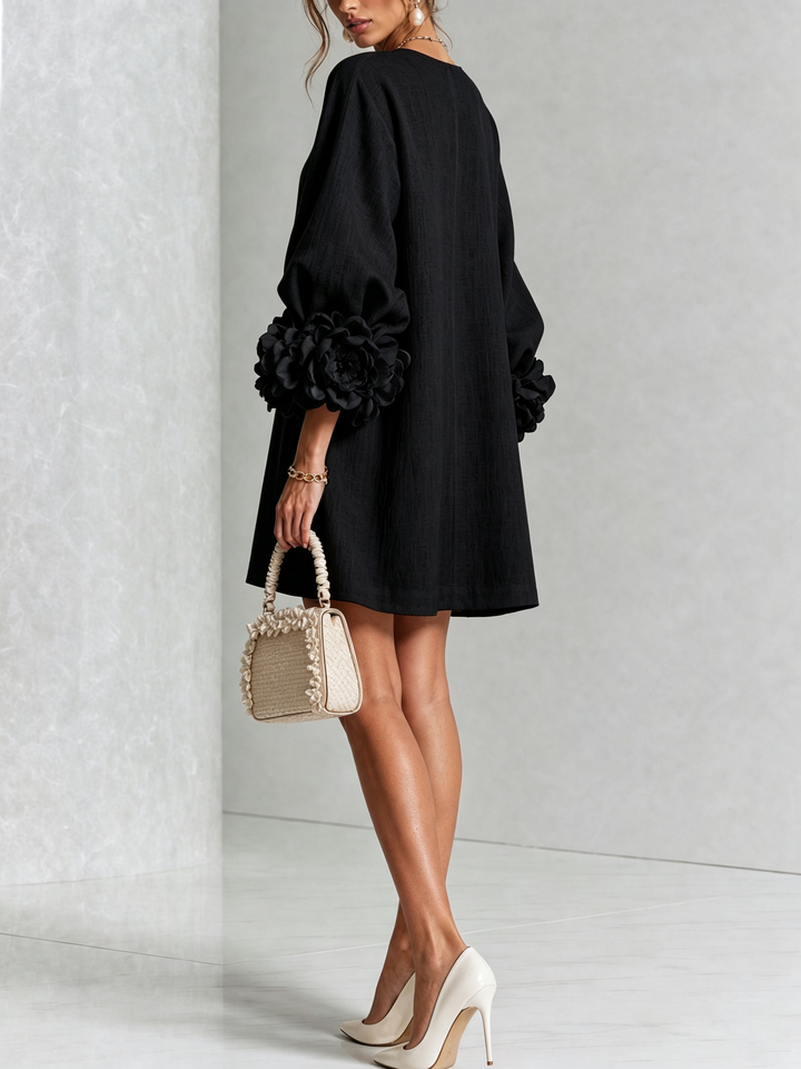 Florine | Women's Floral Button-Down Mini Dress
