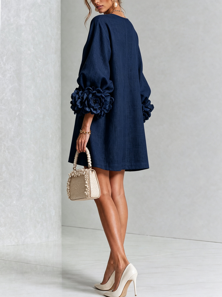 Florine | Women's Floral Button-Down Mini Dress