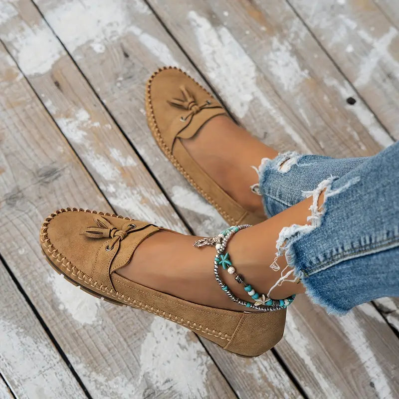 Annika | Women's Orthopedic-Style Tassel Loafers image 12