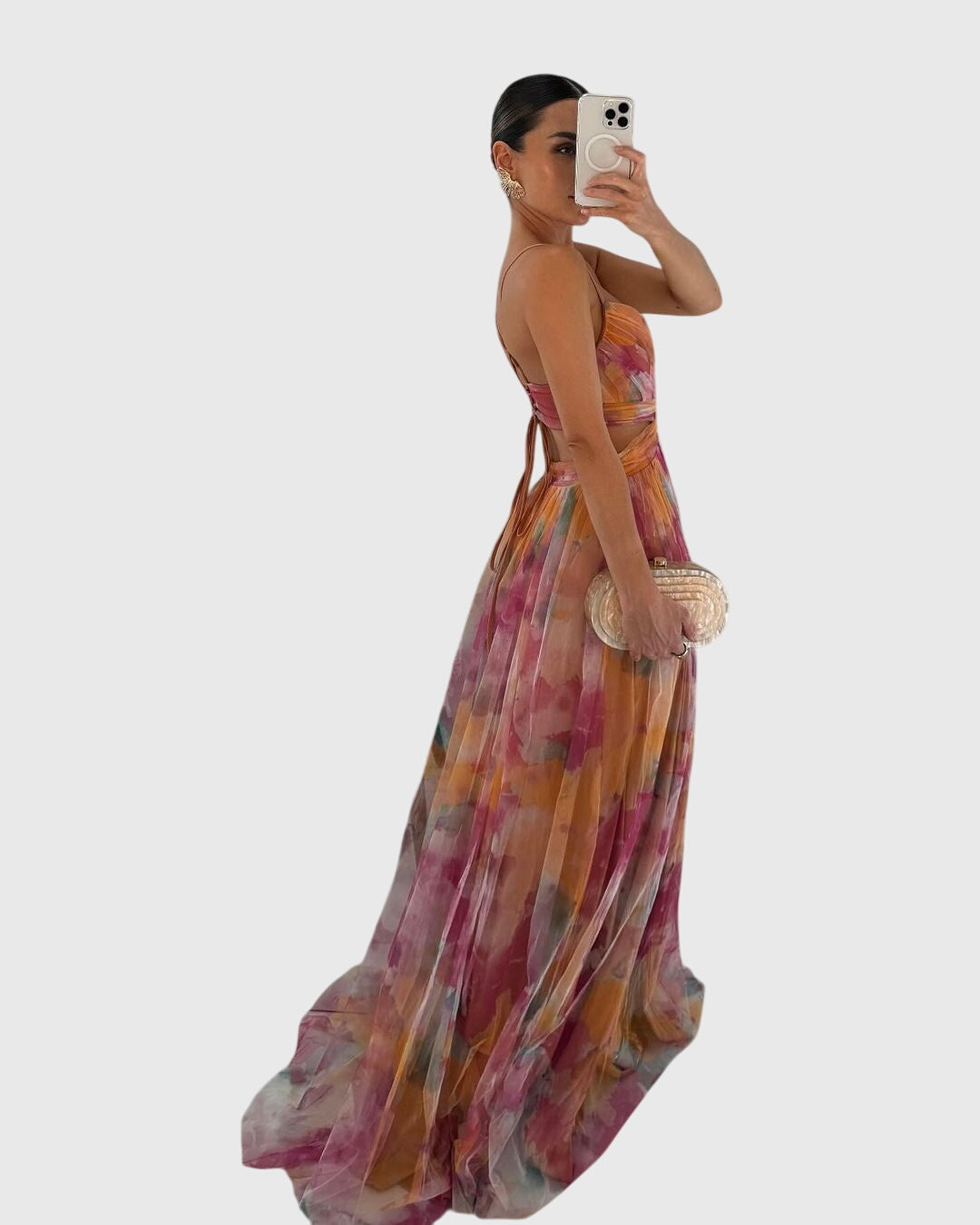 Women's Floral Maxi Dress for Summer — view 3