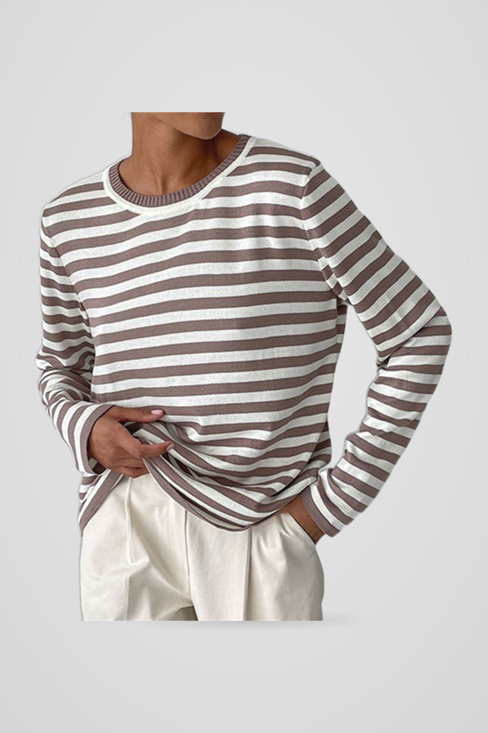 Vesper | Women's Oversized Jumper for Layering in Brown