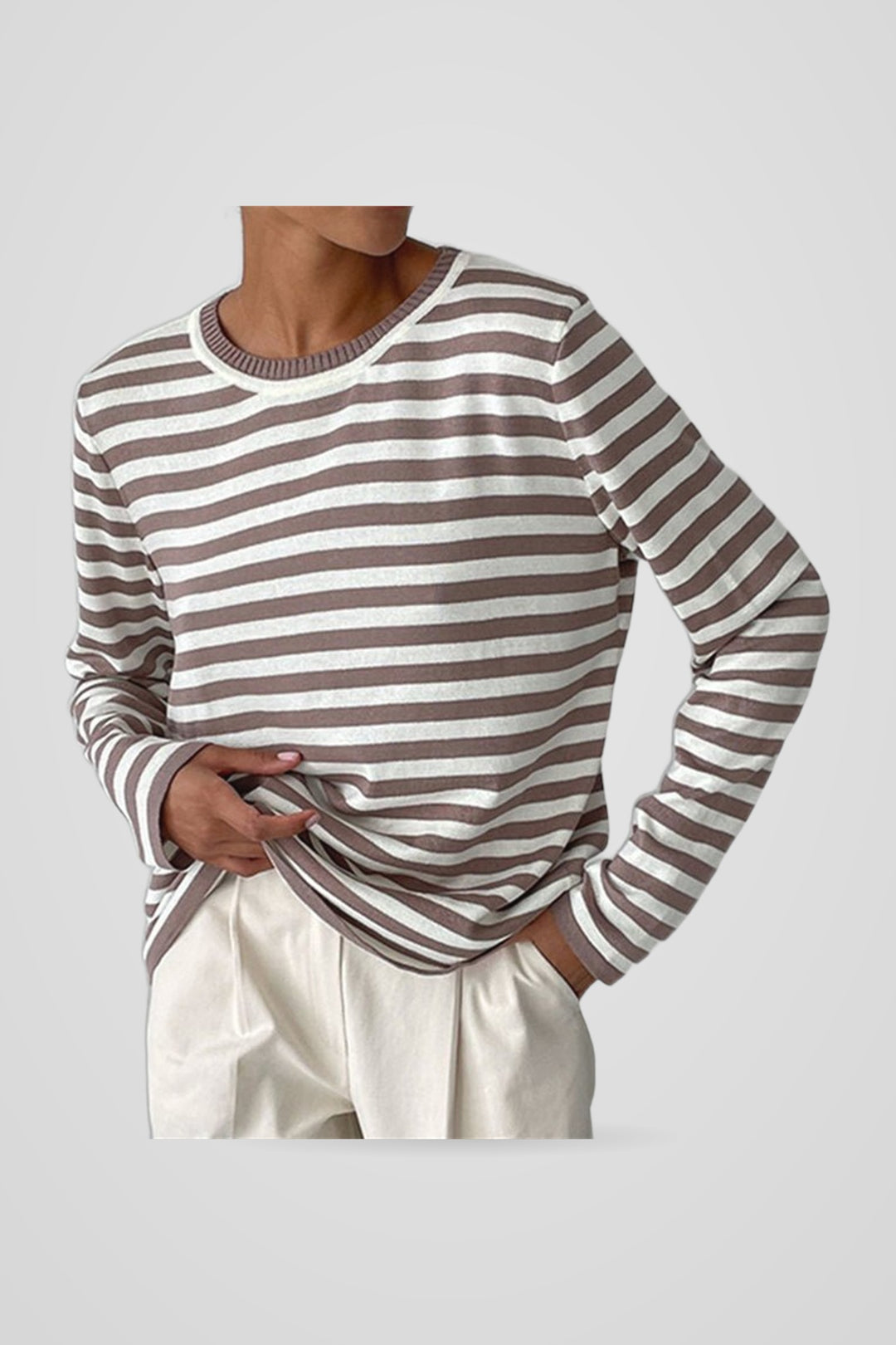 Vesper | Women's Oversized Jumper for Layering in Brown