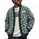 Arvid Leopard Print Knit Cardigan with V-Neck - image 1