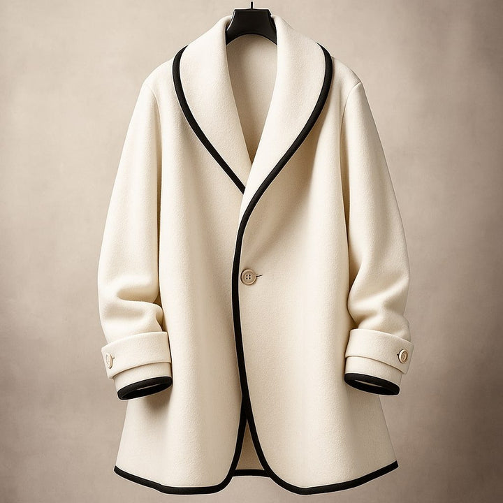 Theodosia | Women's Oversized Swing Winter Coat with Lapel
