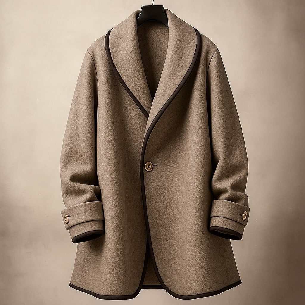 Theodosia | Women's Oversized Swing Winter Coat with Lapel