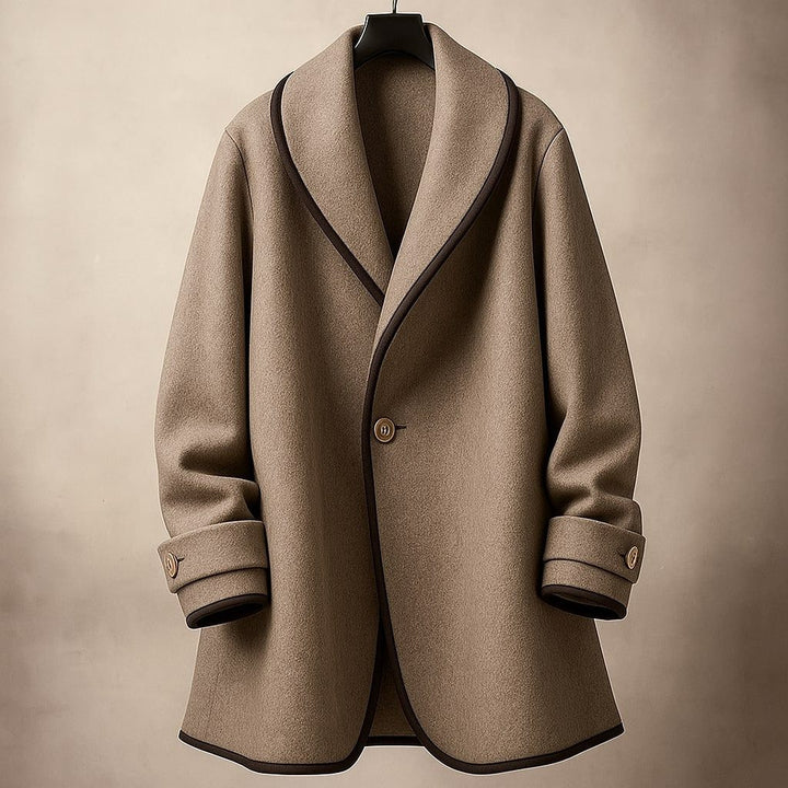 Theodosia | Women's Oversized Swing Winter Coat with Lapel