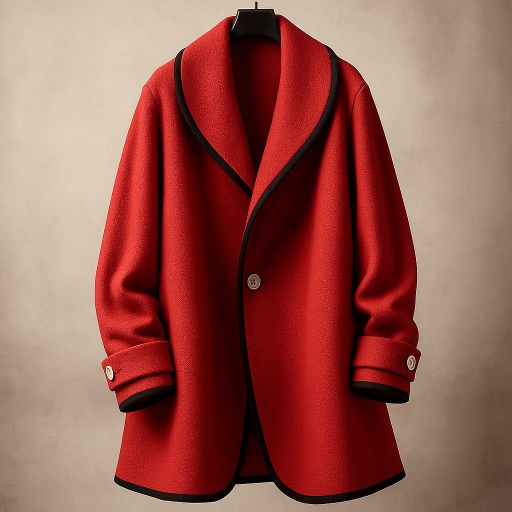 Theodosia | Women's Oversized Swing Winter Coat with Lapel