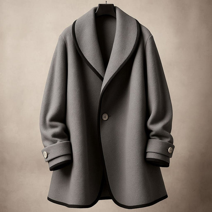 Theodosia | Women's Oversized Swing Winter Coat with Lapel