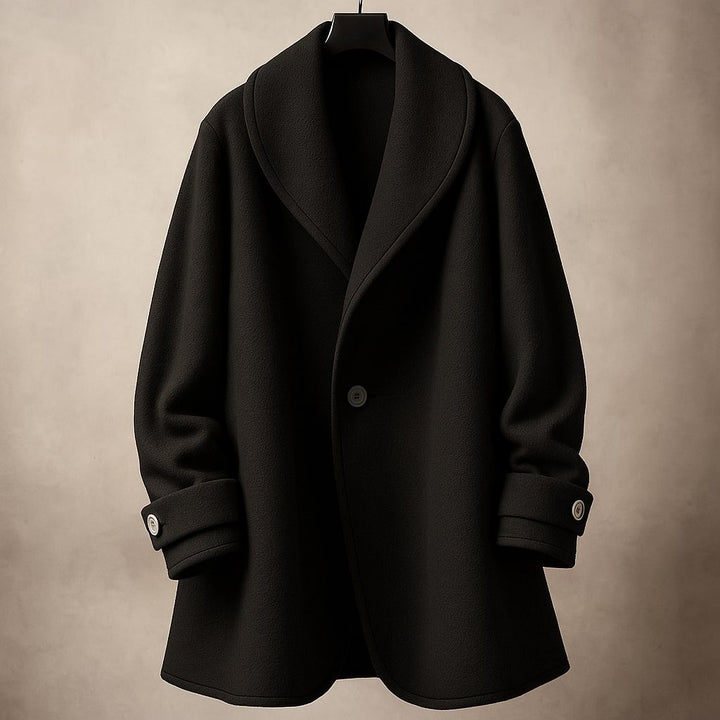 Theodosia | Women's Oversized Swing Winter Coat with Lapel