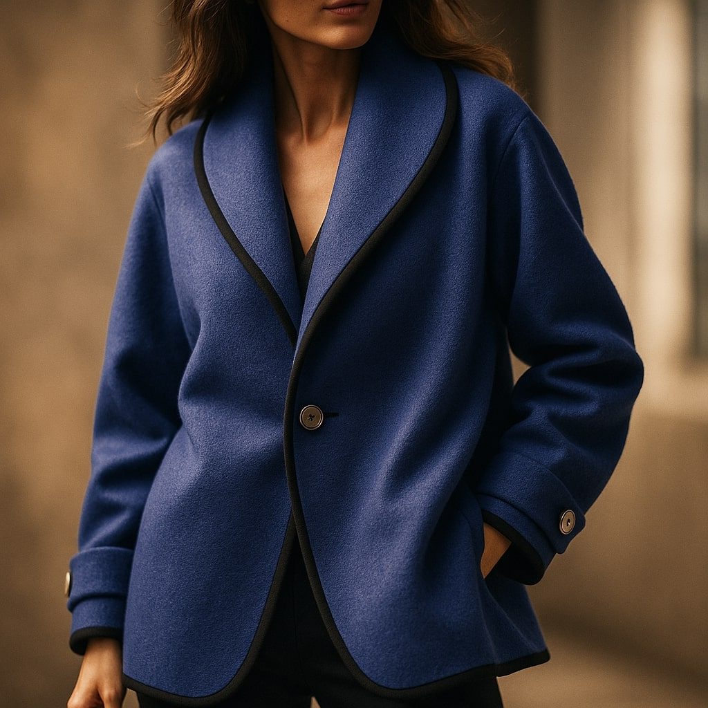 Theodosia | Women's Oversized Swing Winter Coat with Lapel