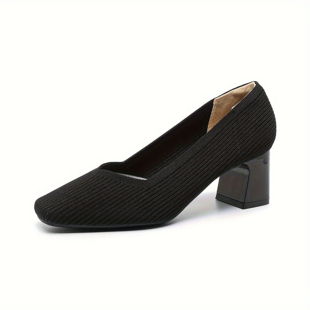 Selina | Women's Orthopedic-Style Pumps with Low Block Heel for Office Wear